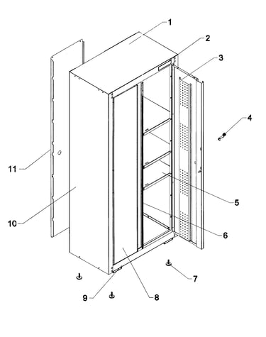 Cabinet parts