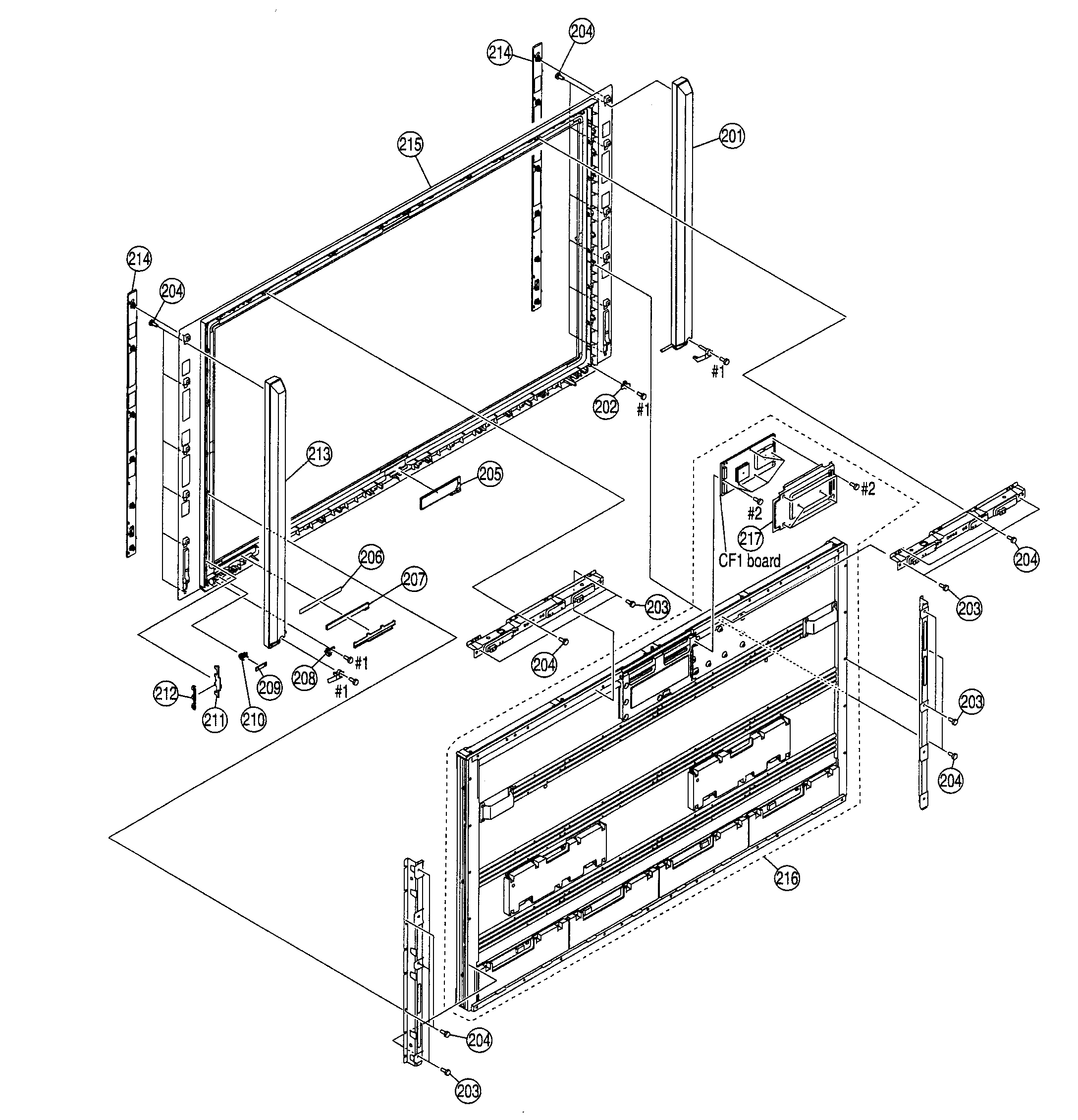 Front/lcd assy