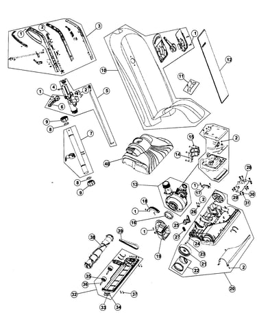 Upright vacuum