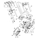 Hoover UH30010 upright vacuum diagram
