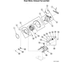 Speed Queen LTSA7AQN3000 dryer motor diagram