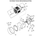 Speed Queen LTSA7AQN4350 inner basket diagram