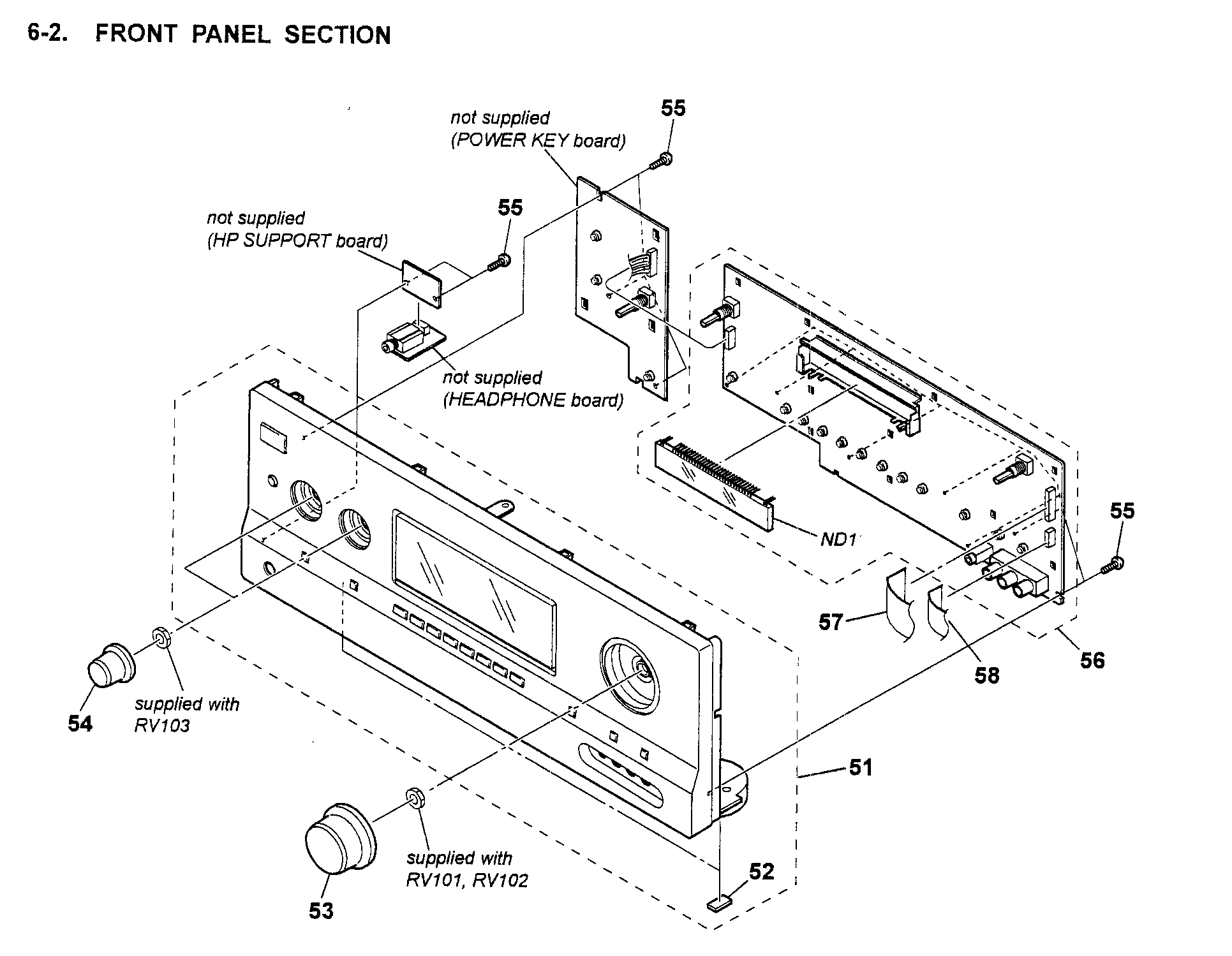 Front panel