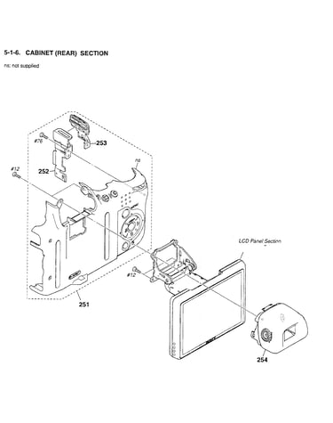 Rear cabinet