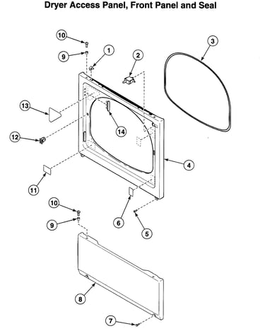 Dryer fr panel