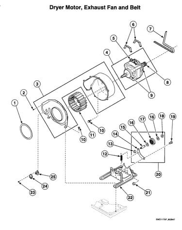 Dryer motor