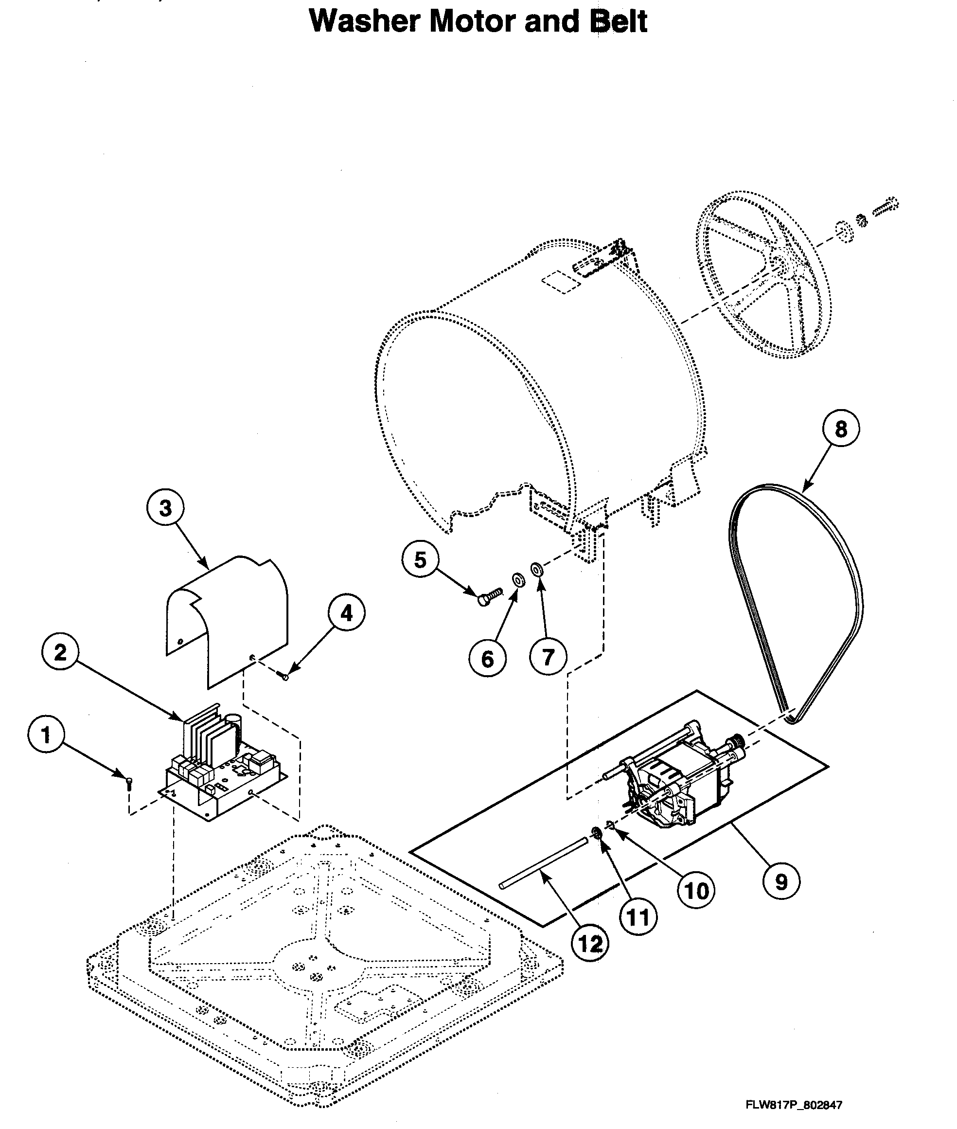 Washer motor