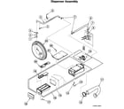 Speed Queen LTZA7AQN dispenser assy diagram