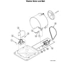 Speed Queen LTZA7AQN washer motor diagram