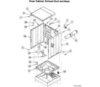 Speed Queen LTZA7AQN dryer cabinet diagram