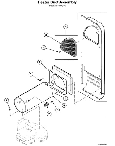 Heater duct assy