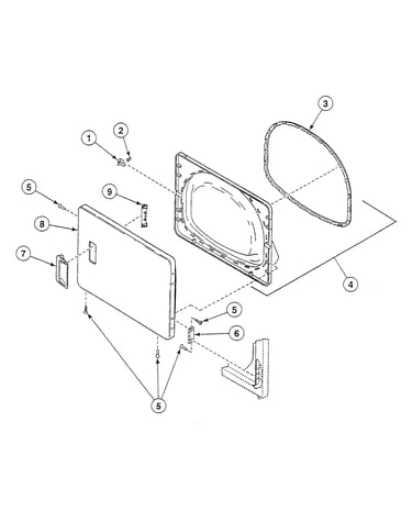 Loading door