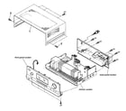 Sony STR-DH500 case assy diagram
