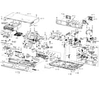 Panasonic SA-PT770P cabinet parts diagram