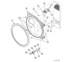 Speed Queen SSG809LF roller assy diagram