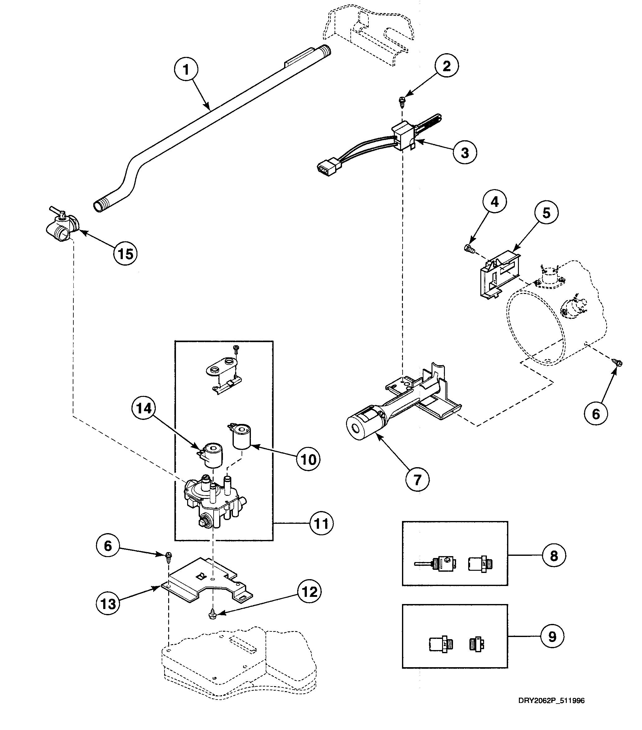 Gas valve assy