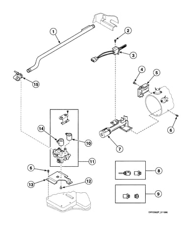 Gas valve assy