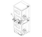 Speed Queen SSG809LF harnesses 1 diagram