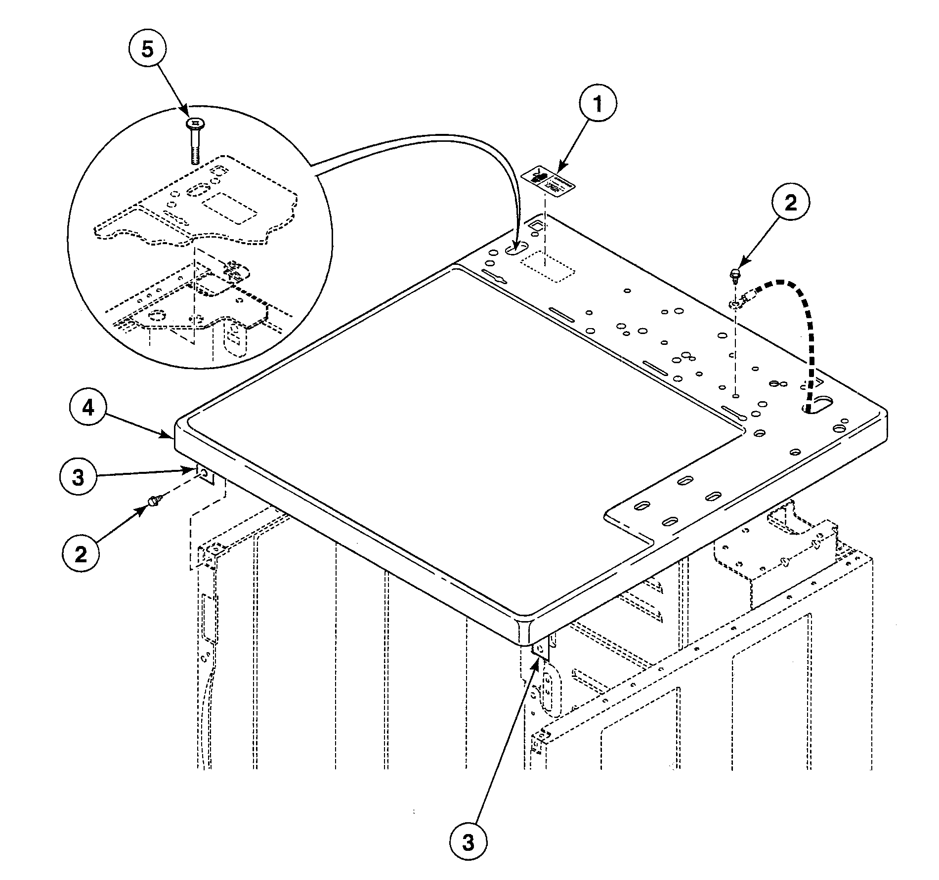 Cabinet top