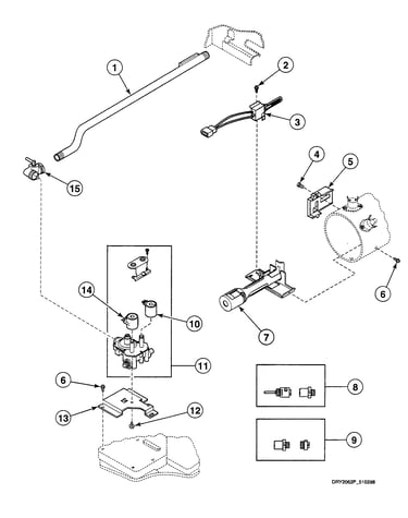 Gas valve assy