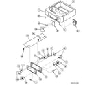 Speed Queen SSE807WF1500 cabinet panel diagram