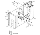 Kenmore 154330020 cabinet parts diagram