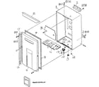 Kenmore 154330040 cabinet parts diagram