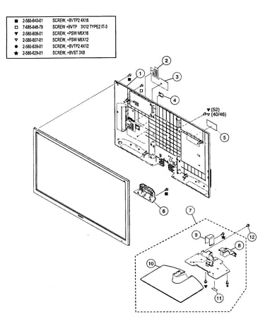 Cover/stand assy