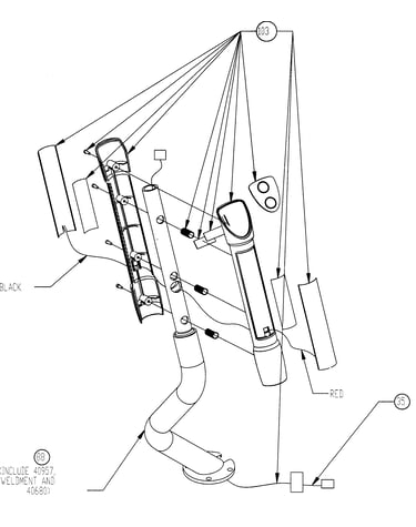 L handle assy