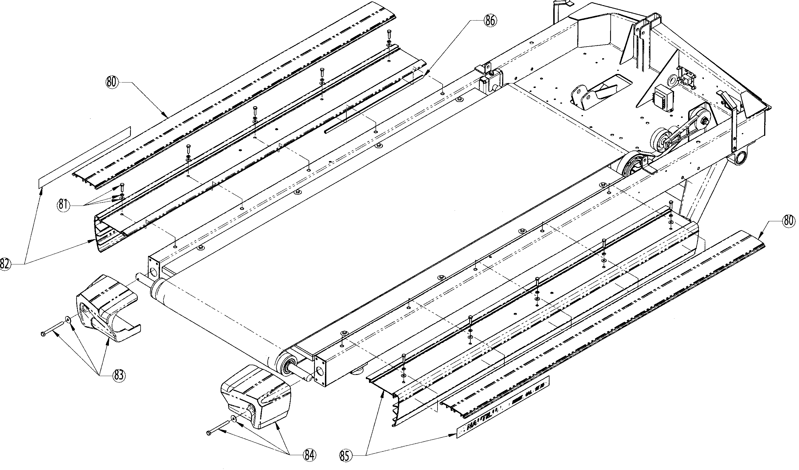 Rail assy