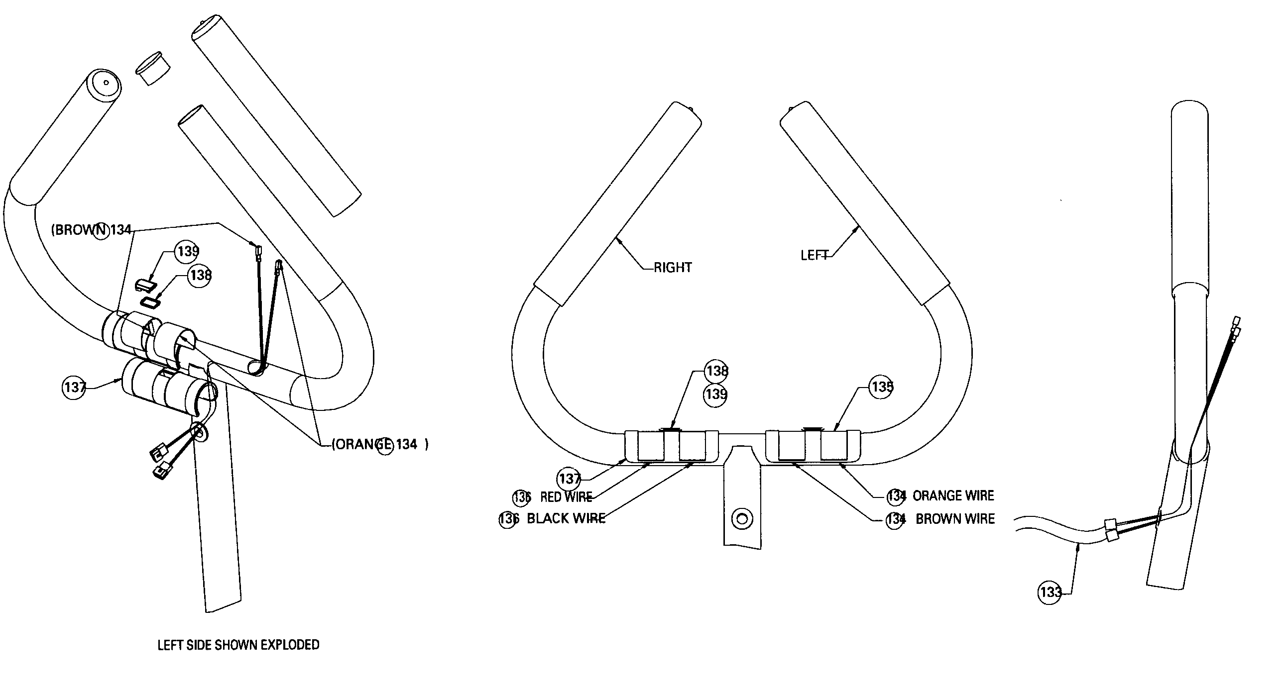Handles assy