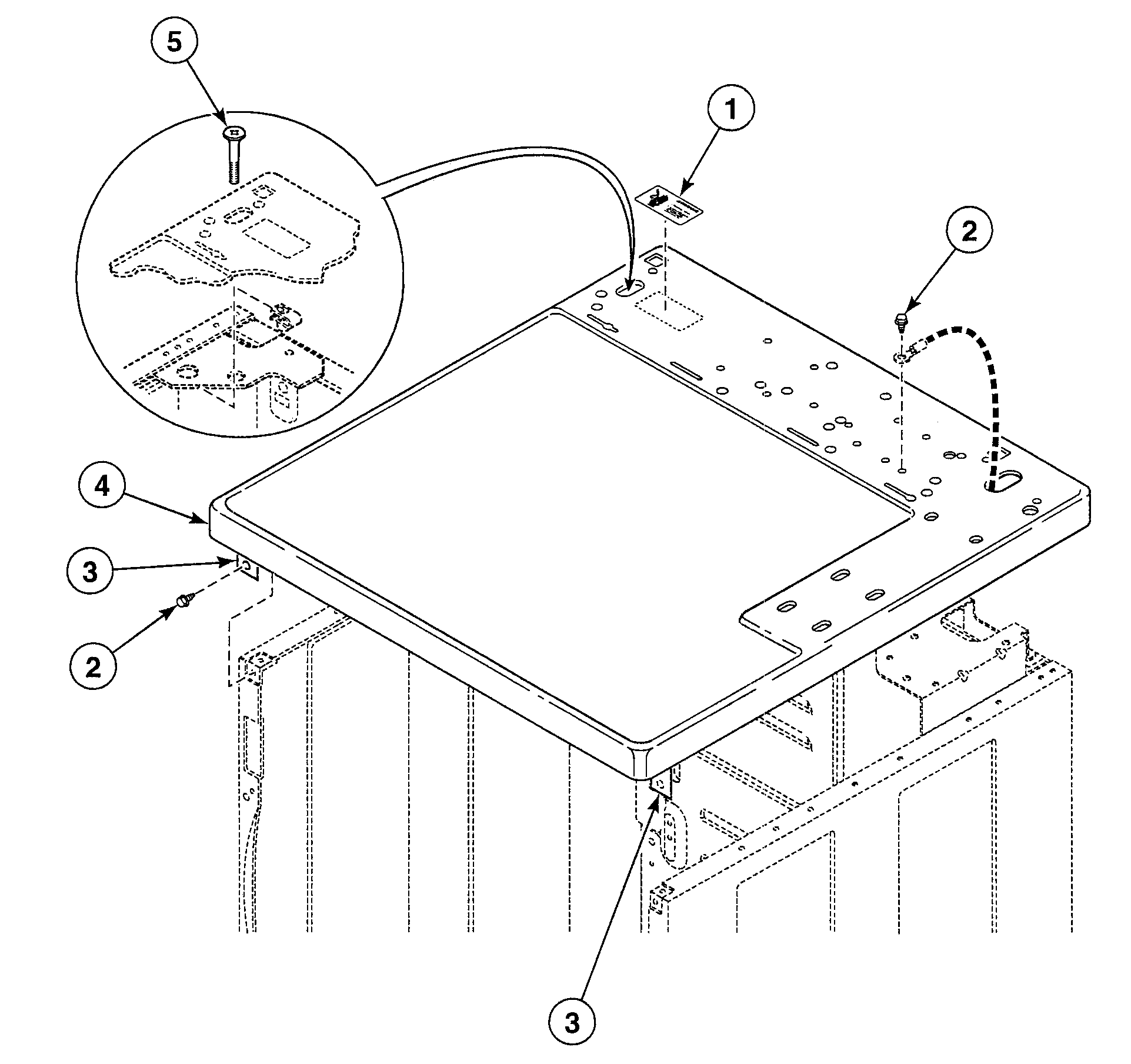 Cabinet top