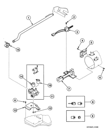 Gas valve assy