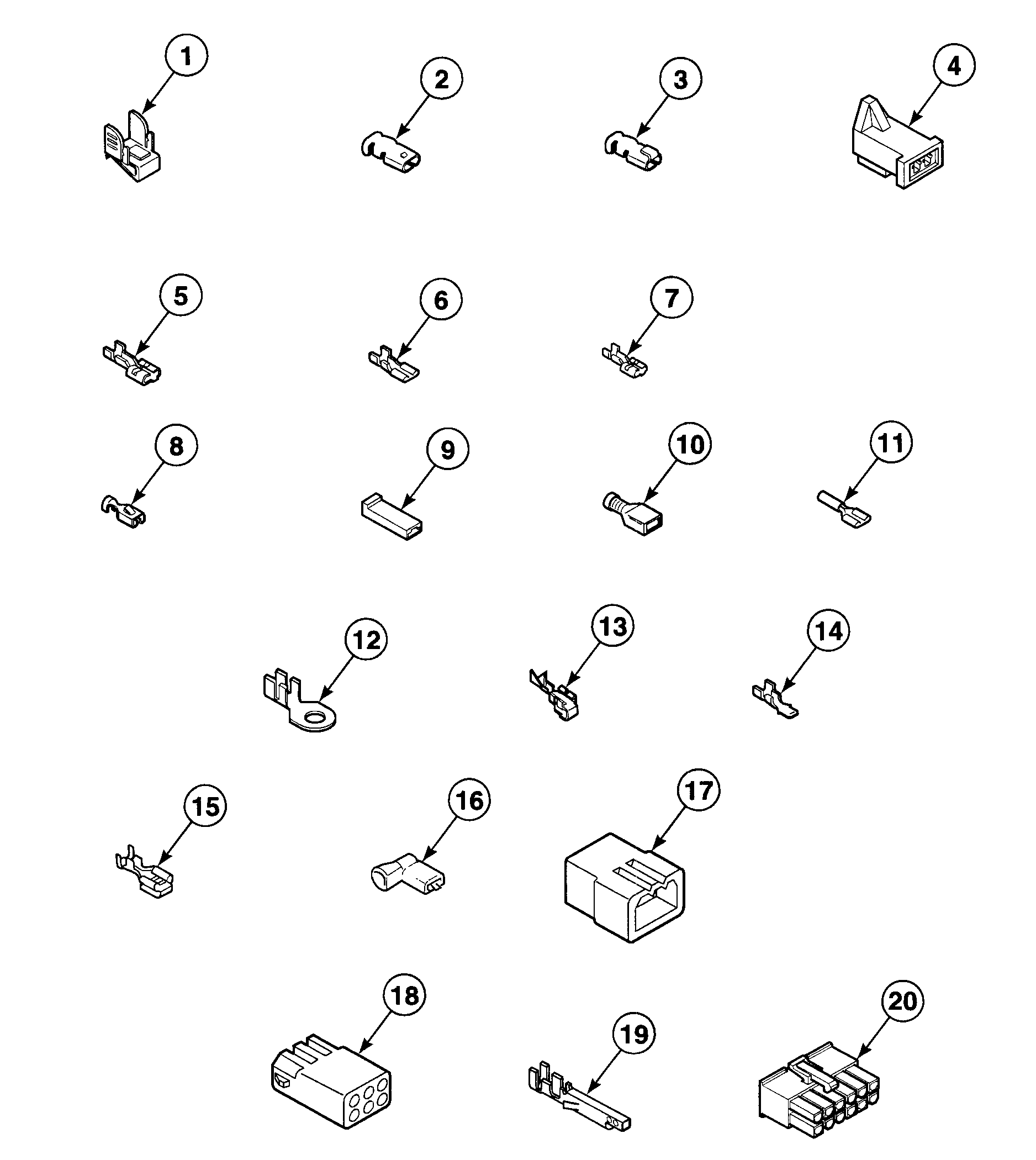 Terminals block