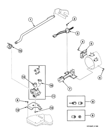 Gas valve assy