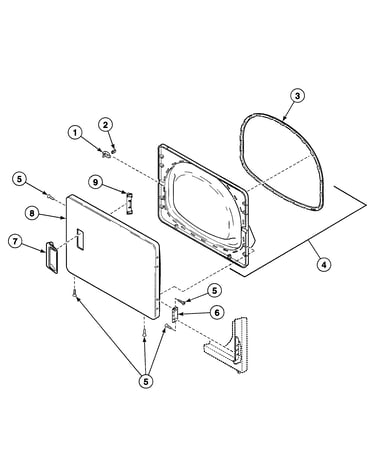 Loading door
