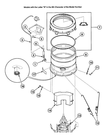 Tub assy 1
