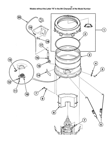 Tub assy 2