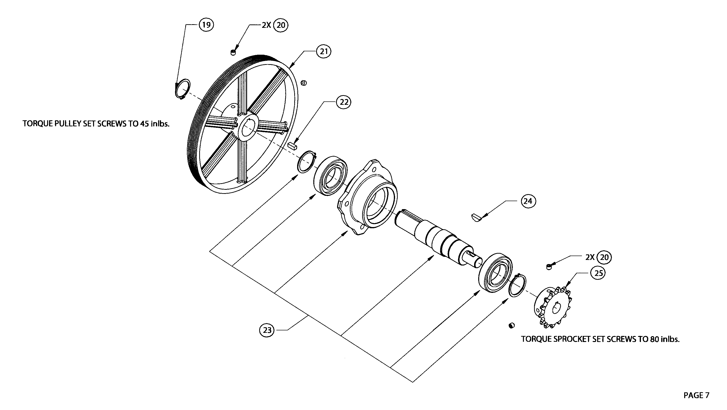 Pulley 1 assy