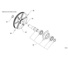 StairMaster SC916 pulley 2 assy diagram