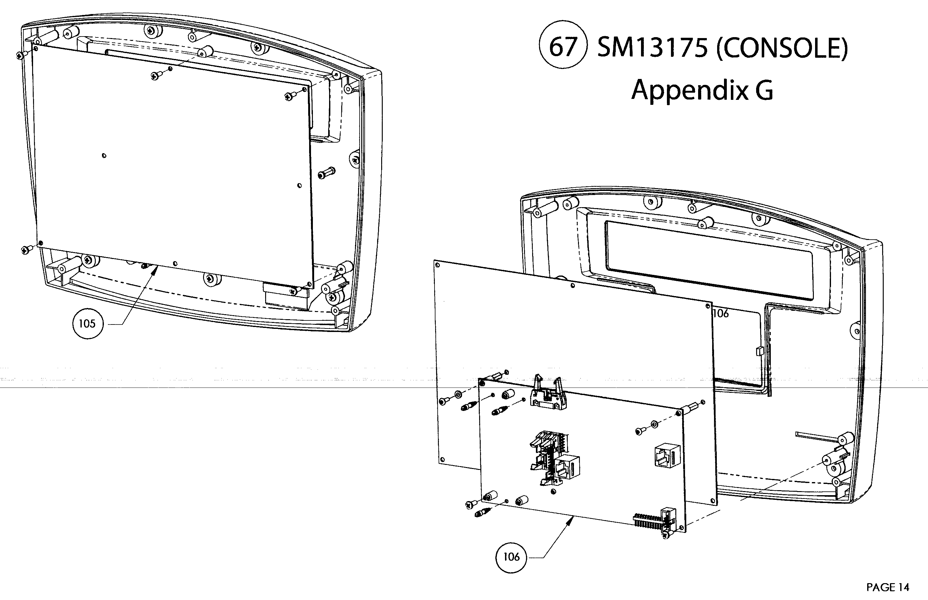 Console 2 assy
