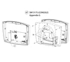 StairMaster SC916 console 3 assy diagram