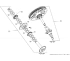 StairMaster 4400PT pulley assy diagram