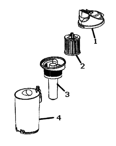 Dust cup assy