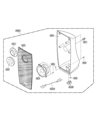 Rear speaker