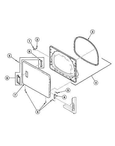 Loading door