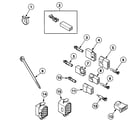 Speed Queen SDE107WF99L6 terminals diagram