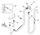 Speed Queen SWT820LN drain hoses diagram
