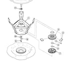 Speed Queen SWT820LN pulley assy diagram