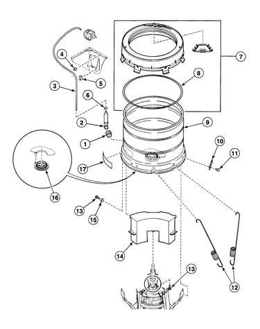 Outer tub assy